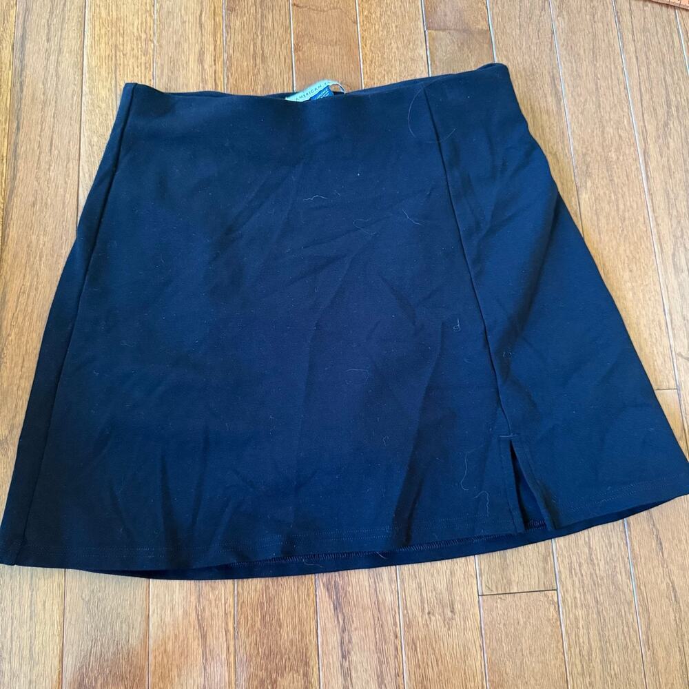 American Eagle | Black Sz XS Mini Skirt Preppy Summer Going Out Party - Picture 2 of 5